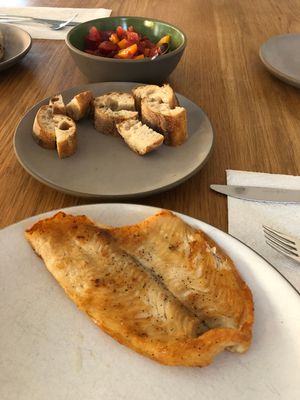 Fish on a plate