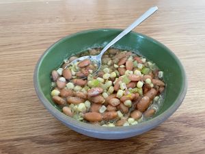Soup in a bowl