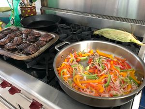 Fajitas Cooking